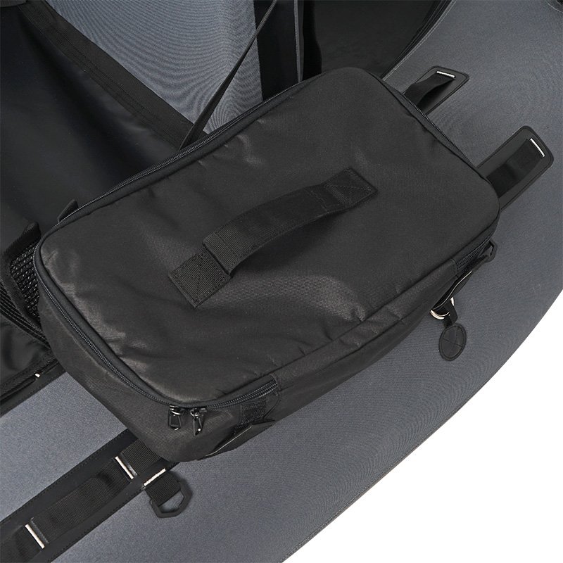 V Shape Single Seat Lure Boat Oxford Cover Inflatable Fishing Float Tube with Adjustable Straps and Storage Pockets