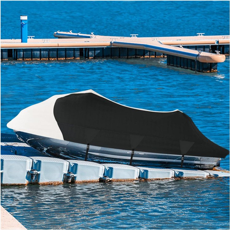 Heavy Duty 800D PWC Oxford Cloth Boat Cover Windproof Anti-Uv Sunscreen Awning PU Coating Canopy Window Protection
