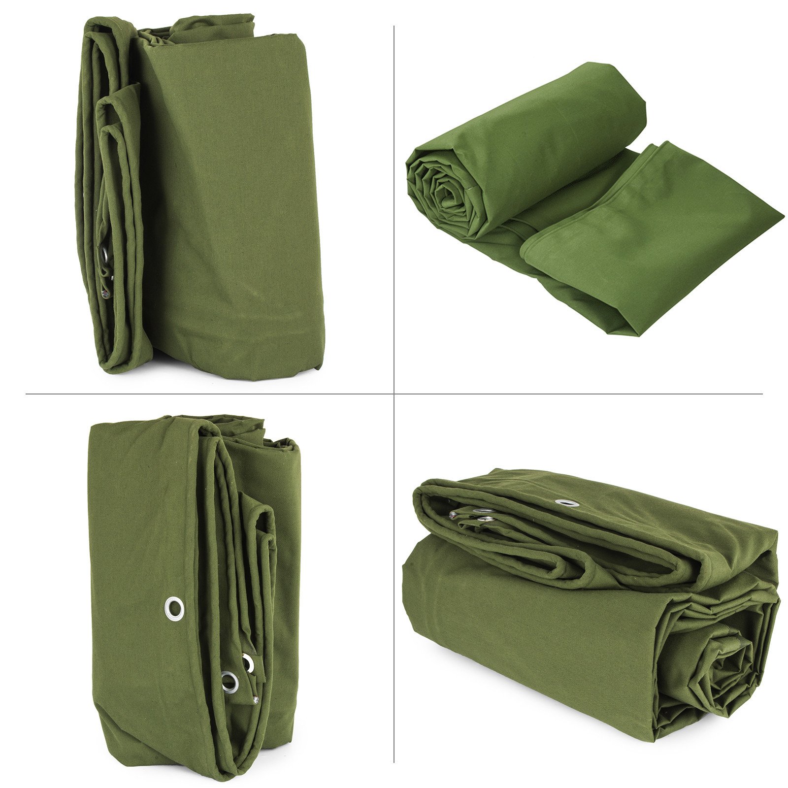 Hot Sale Heavy Duty Canvas Tarpaulin Durable Canvas Cloth Covers for Car, Roof, Boat, Camp, Canopy, Woodpile
