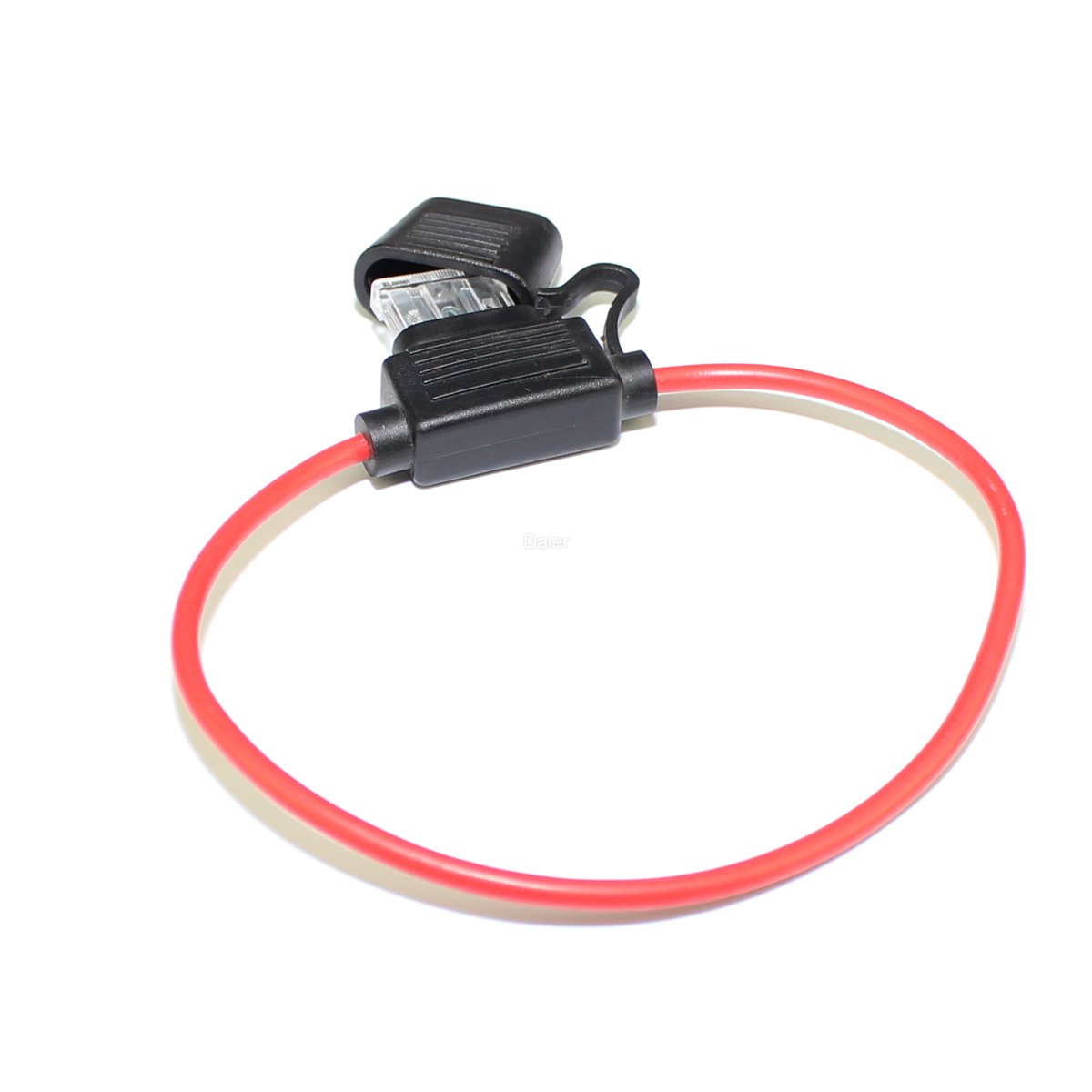 12 AWG ATO/ATC 12V Car Waterproof Cover Medium Standard Blade Fuses Inline Fuse Holder for Boat Truck Marine
