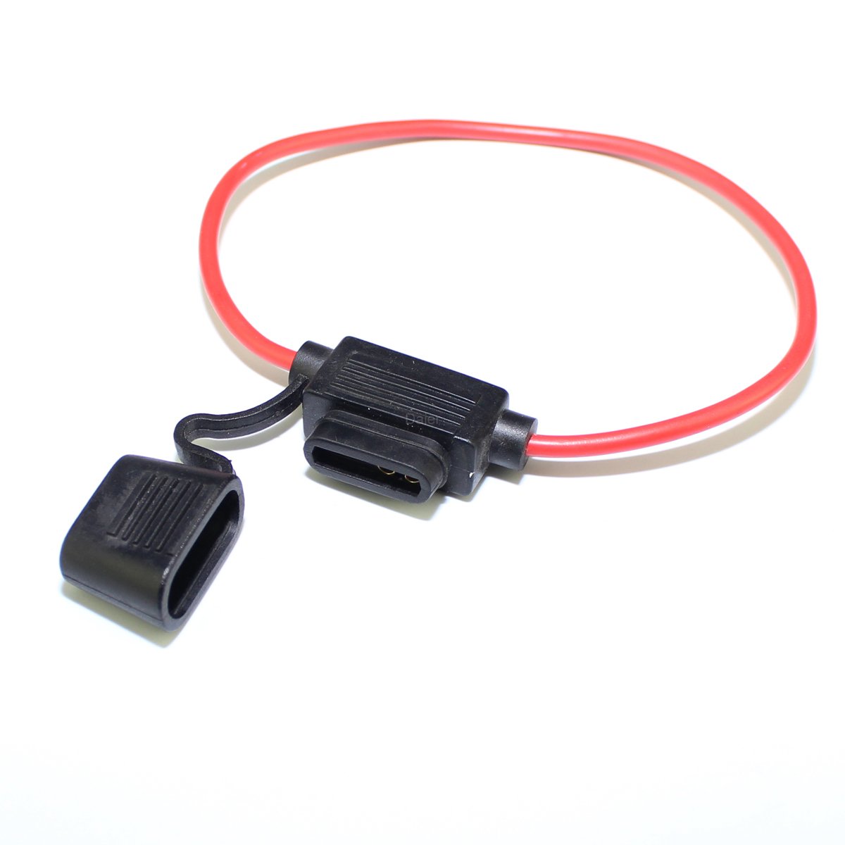 12 AWG ATO/ATC 12V Car Waterproof Cover Medium Standard Blade Fuses Inline Fuse Holder for Boat Truck Marine