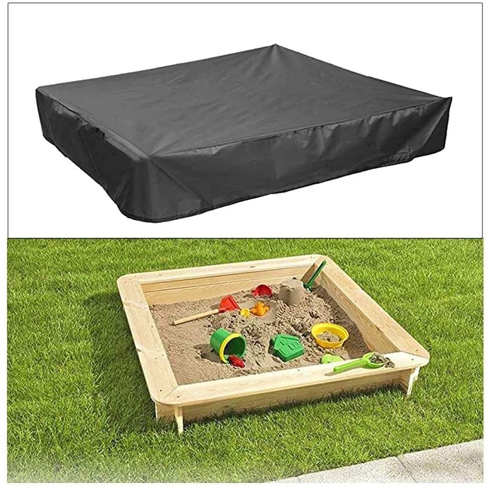 Custom Oxford Cloth OEM Boat Shape Sandbox Garden Outdoor Waterproof Sandpit Pool Cover Children's Sandpit Cover with Drawstring