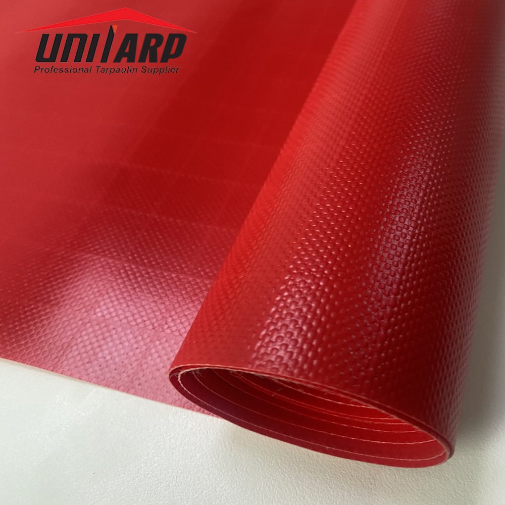 Reinforced Heavy Duty Truck Tarps Canvas Tarpaulin 680gsm Grid PVC Ripstop Tarpaulin