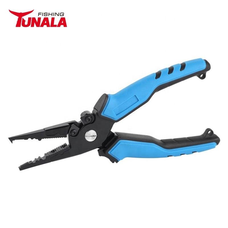 New Arrival Stainless Steel 4Cr14 PP+TPR Handle Remove Hook Fishing Pliers Fish Tool Set