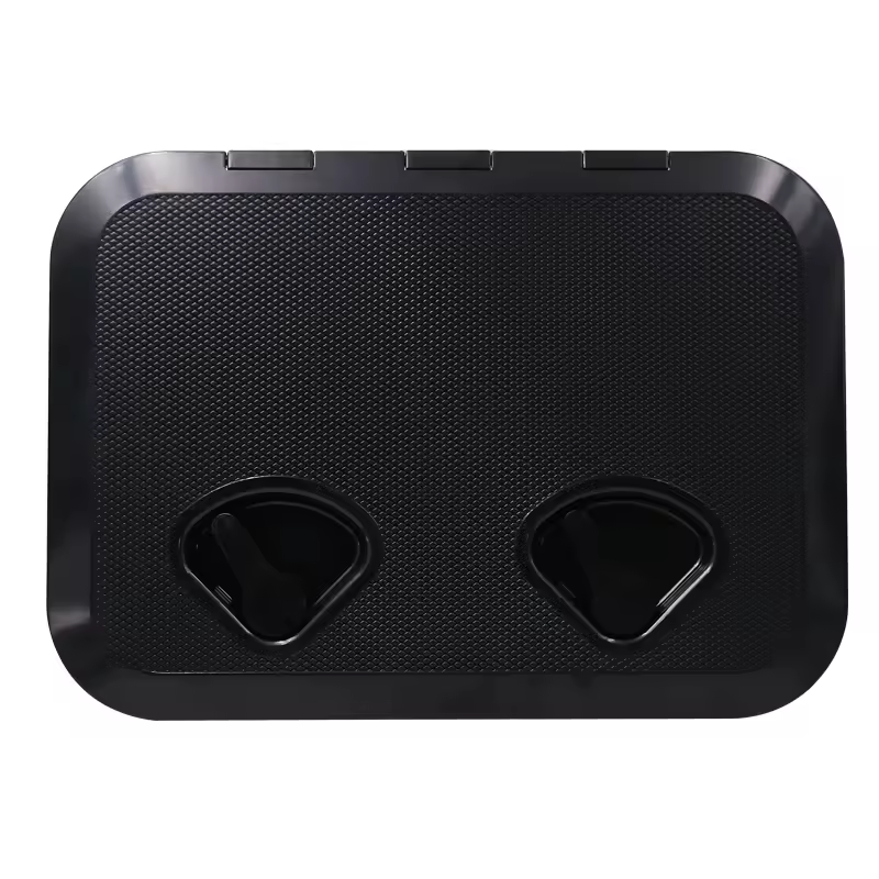Xinxing Marine Hatch Rubber Seal Access Cam Boat Hatch Cover and Lid With Locking Latch Handle Deck Black