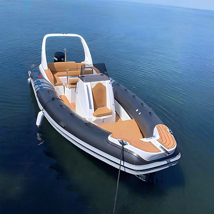 Liya Inflatable Rib 750 Boat Luxury Hypalon Marine Yacht Sea Boats Sailing RIB 750