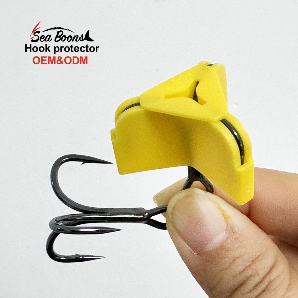 Fluorescein Saltwater Freshwater Fishing Hook Cover Plastic Fishing Treble Hooks Protector Fishing Tools&Accessories