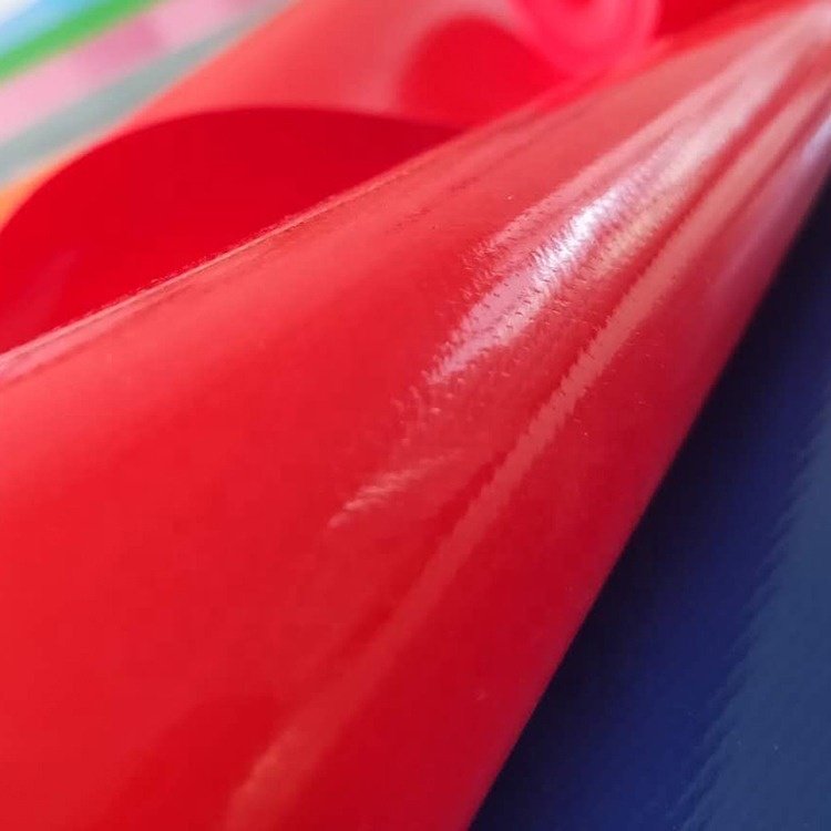Knife PVC Coated Tarpaulin Fabric, Nylon Tarpaulin for Rubber Boat and Tents
