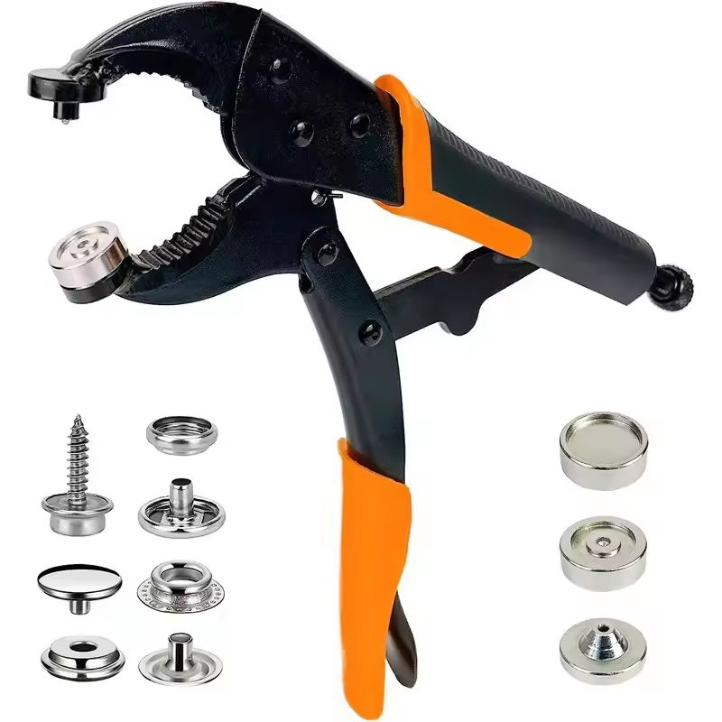 High Quality Stainless Steel Screws Large Button Snap Pliers With Tool Kit for Ships Clothing Canvas Snap Set