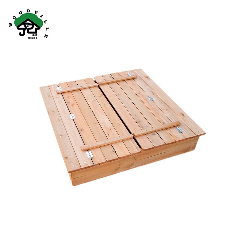 Kids Play Sandpit Outdoor Children Backyard Toy Furniture Family Garden Solid Wooden Sandbox