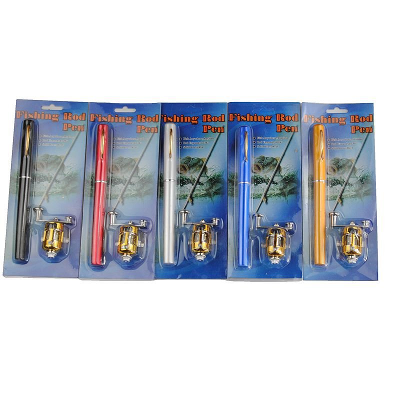 Factory Mini Pen Fishing Rod Sea Reel Tackle Kit Children Gifts 100cm Ice Fishing Mini Rod