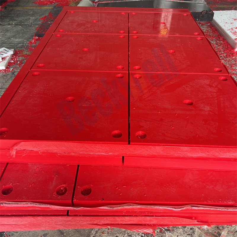Uhmwpe Facing Pad Marine Rubber Fender Panel Bumper Pad Marine Fender Boat