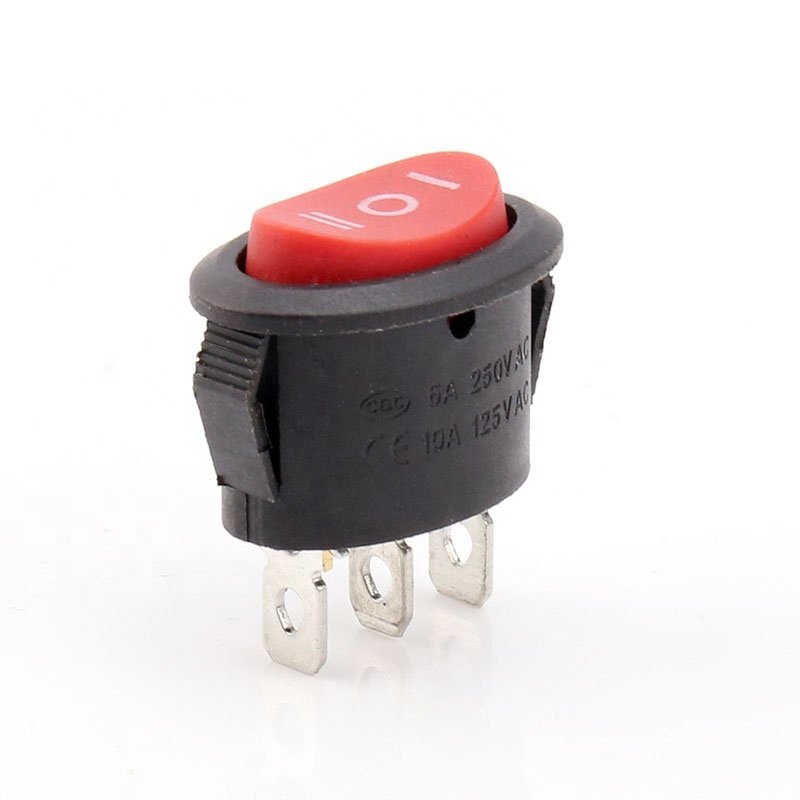 KCD1 Ellipse Oval SPST SPDT on OFF Boat Rocker Power Switch