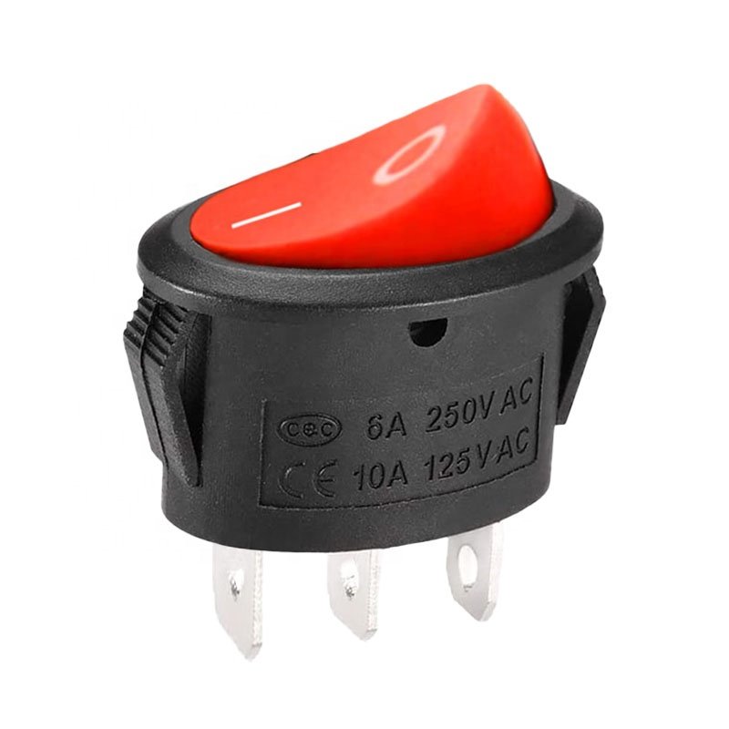 KCD1 Ellipse Oval SPST SPDT on OFF Boat Rocker Power Switch