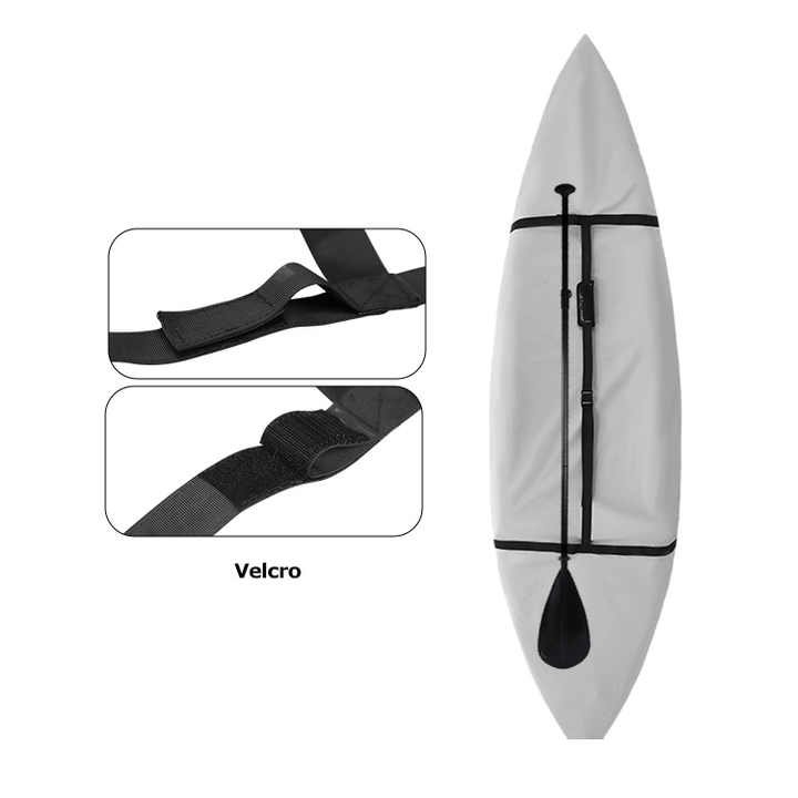 STARRYHEART Strap Design Waterproof Kayak Boat Cover Lightweight Canoe Kayak Boat Cover