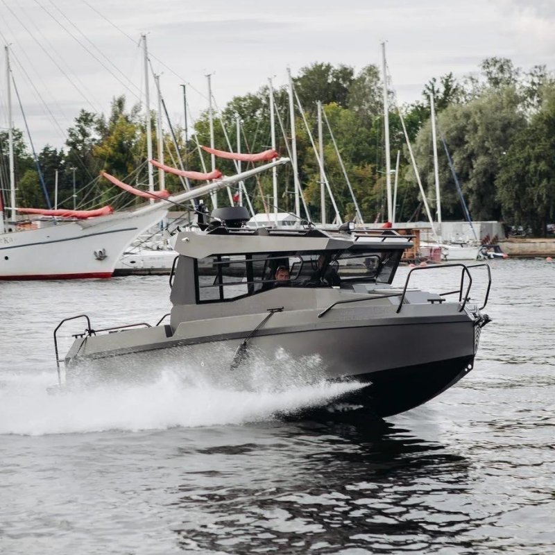 New Arrival 6.2m High Speed Small Crusing Yacht Aluminum Patrol Fishing Boat