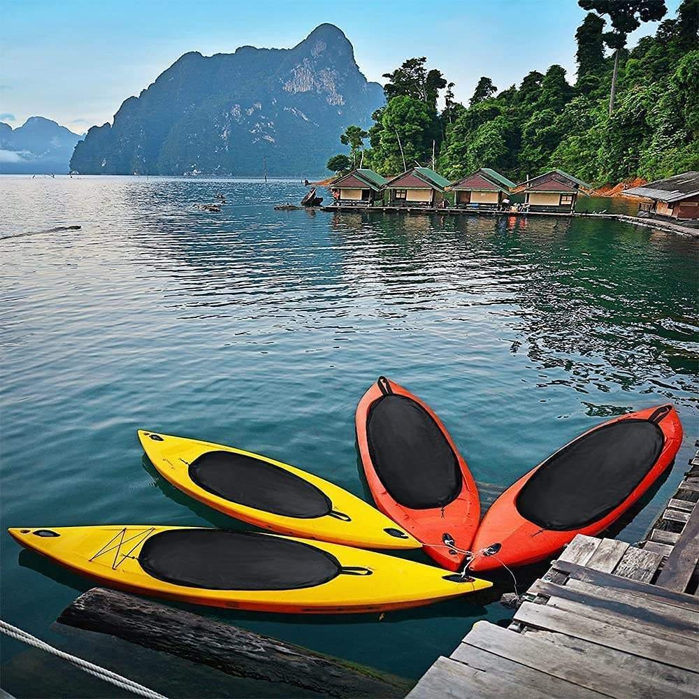 Custom Logo Waterproof Boat Cover Universal Dustproof Shield Protector Sun Protection Kayak Cockpit Cover for Indoor and Outdoor