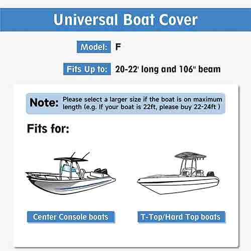 Factory Customized 600D Oxford Cloth Boat Cover Waterproof Anti-Cruise Wheel Yacht Protection Cover for Outdoor Fish Boating