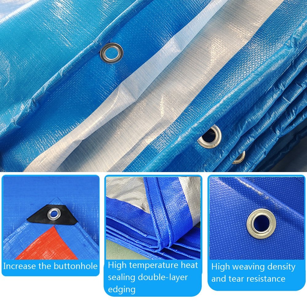 Heavy Duty Tarpaulin Anti-aging Corrosion Canopy Tarp Tent for Car Boat Truck Protector
