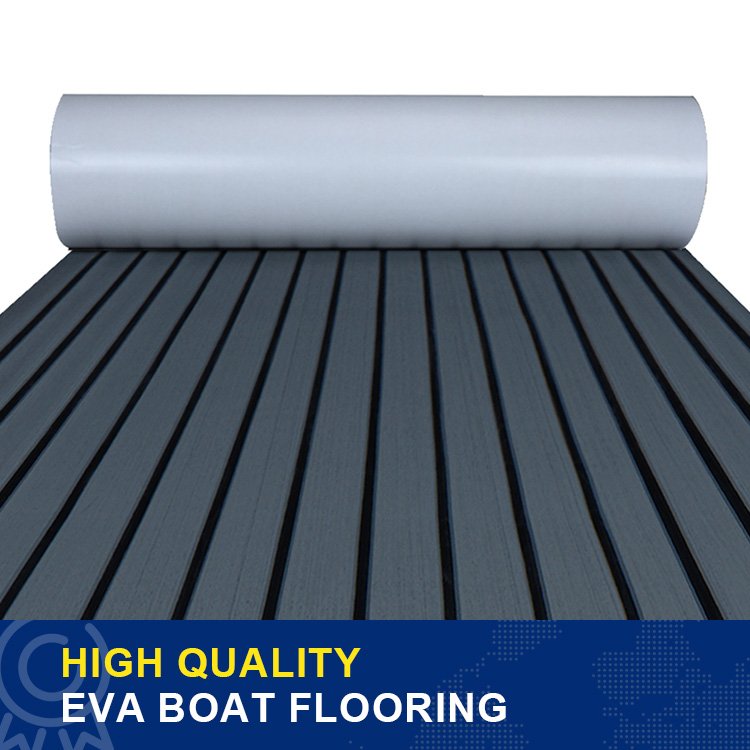 XYF Customizable High Quality EVA Foam Decking Waterproof Teak Engineered Flooring for Boats Yachts Outdoor Use Marine Carpet