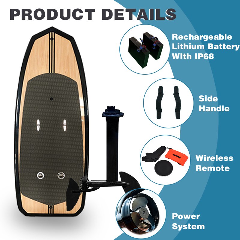 Tame Billow Cheap Price Carbon Fiber Surfing Electric Efoil Motor Kit Efoil Hydrofoil Surfboard for Water Sports