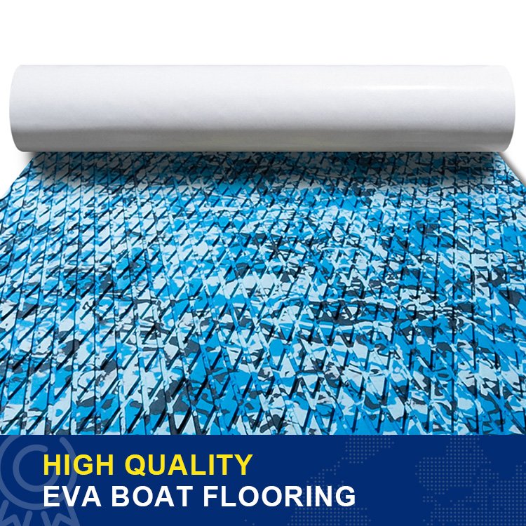 New Style Ocean Camo EVA Foam Sheet For Deck Bass Boat Matting And Fishing Boat Flooring Marine Supplies