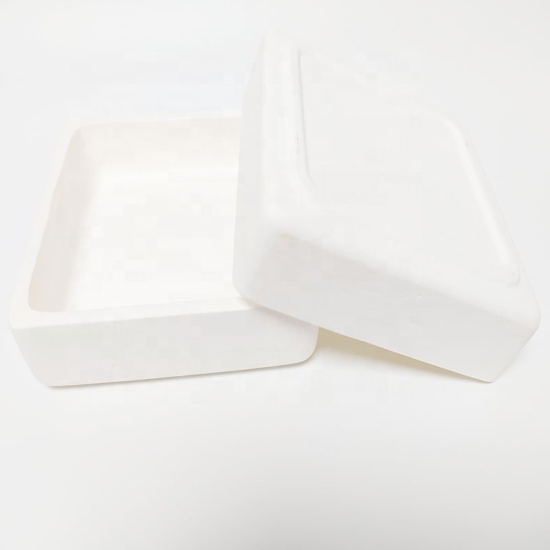 99.5% Aluminum Oxide Al2o3 Alumina Ceramic Saggar Box for Industrial Furnace
