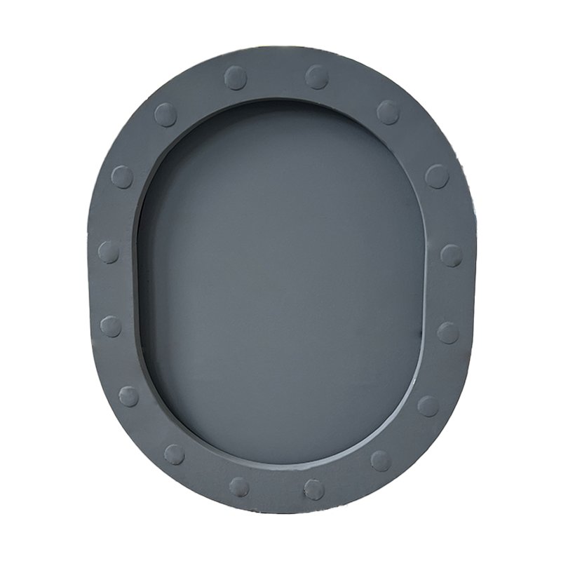 Oiltight Watertight Good Sealing Steel Marine Raised Type Manhole Cover Premium Marine Supplies