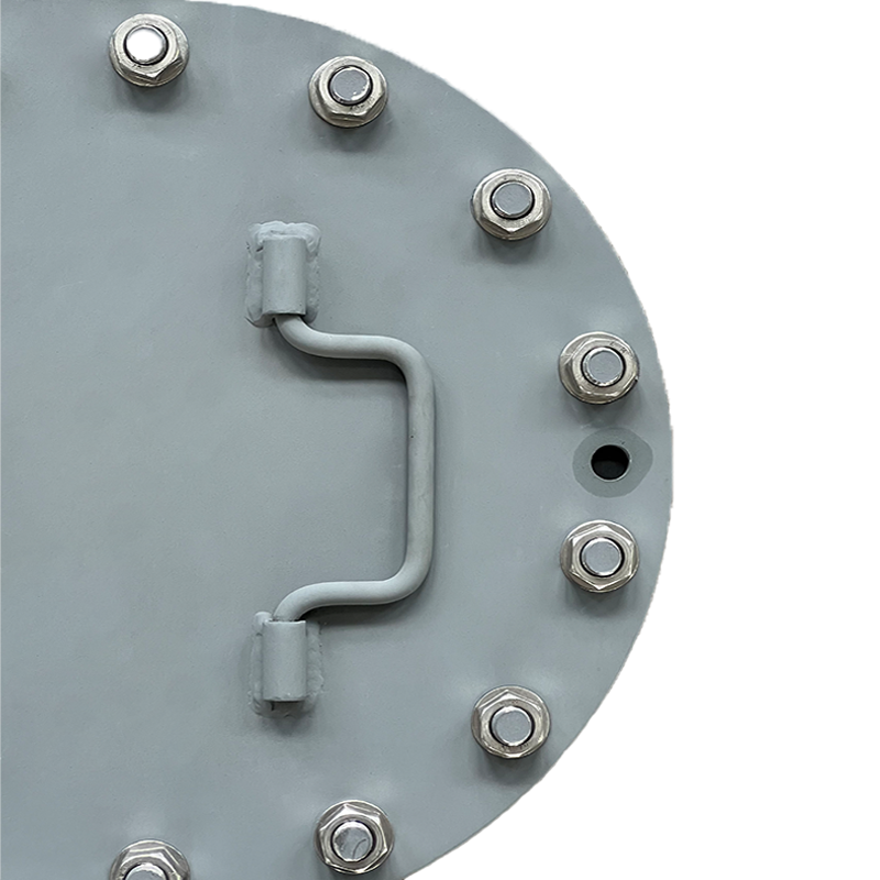 Oiltight Watertight Good Sealing Steel Marine Raised Type Manhole Cover Premium Marine Supplies