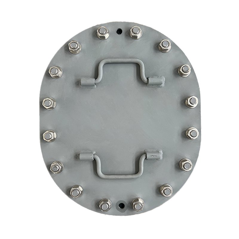 Oiltight Watertight Good Sealing Steel Marine Raised Type Manhole Cover Premium Marine Supplies