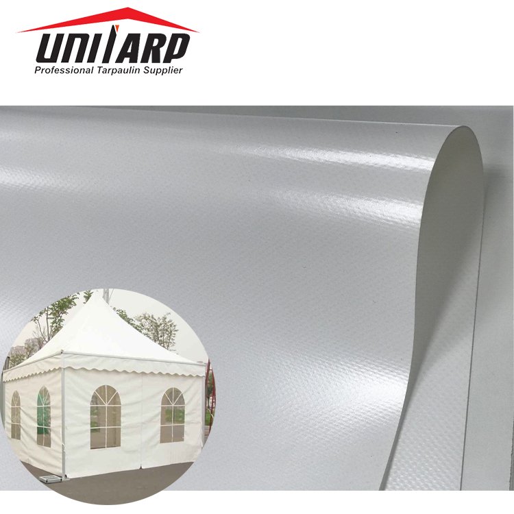 Uni-tarp Factory PVC Knife Scrape Tarpaulin Waterproof Tent Material Lona PVC Tent Tarpaulin Rolls