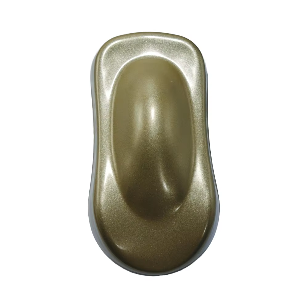 Factory Supply EPX2396 Gold Powder Coating Chemical Resistance Epoxy Polyester Powder Coating for Building Coating