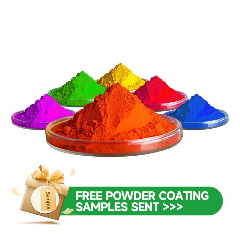 Factory Supply EPX2396 Gold Powder Coating Chemical Resistance Epoxy Polyester Powder Coating for Building Coating