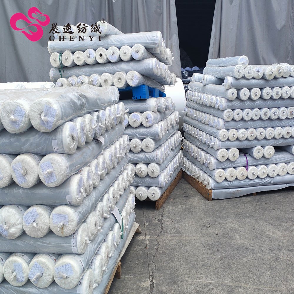 Greige Polyester Oxford Waterproof Silver Coating Polyester Oxford Fabric for Car Cover Boat Cover Tent