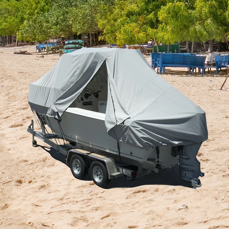 STARRYHEART Fabric Custom Anti-UV Jumbo 300D Polyester Boat Cover Waterproof Marine Boat Cover