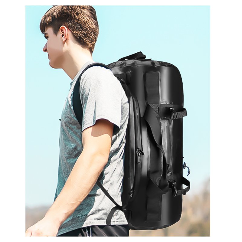 Manufacturer Custom Logo 60L PVC Dry Bag Waterproof Swimming Dry Bag for Hiking and Camping Large Capacity Backpack
