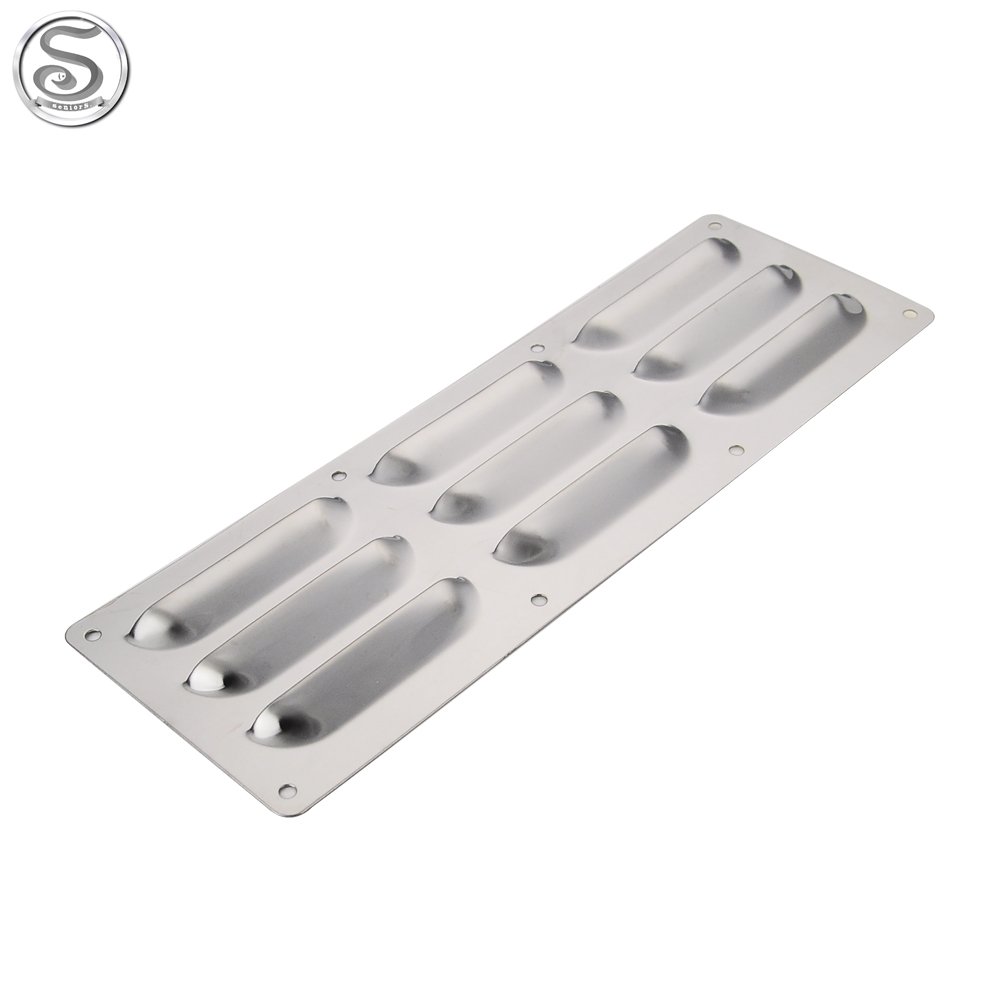 Marine Hardware Stainless Steel 304 Air Vent Louvred Grill Cover Ventilation Louvre Grille Louvred