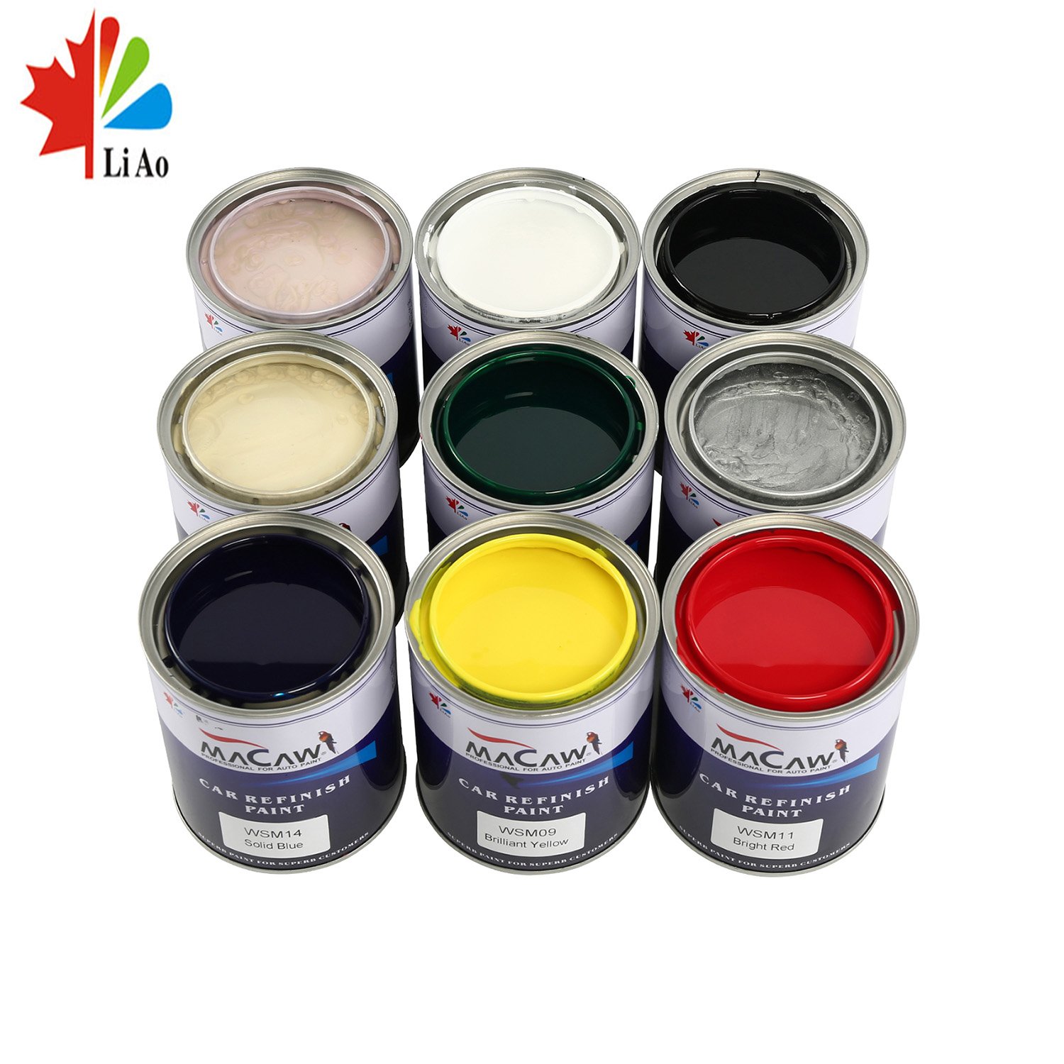 1K Silver Acrylic Metallic Automotive Car Paint