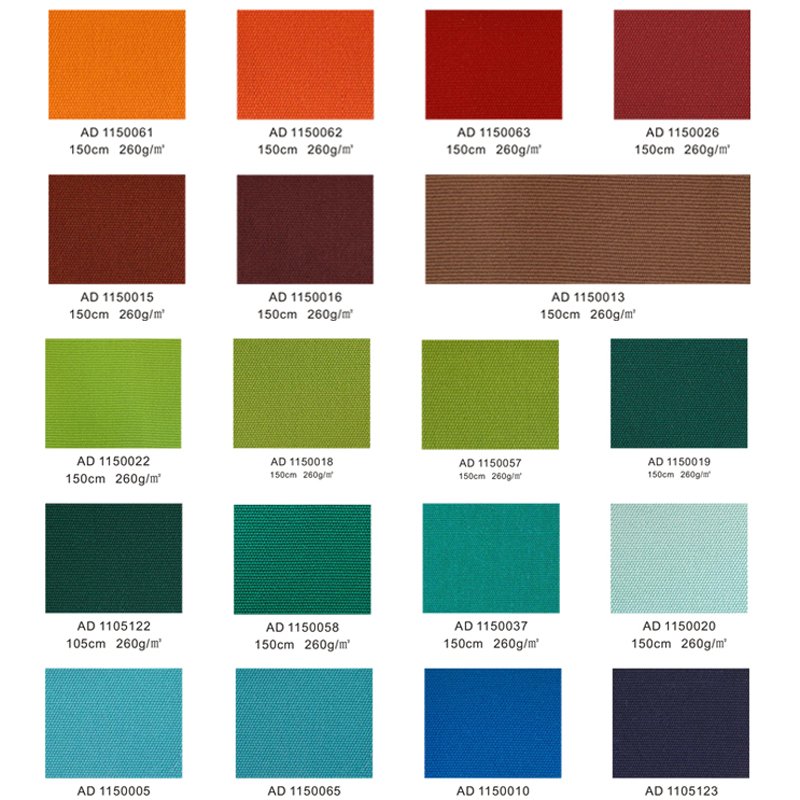 Customized Canvas Fabric Awning Fabric Beach Chair Fabric Stripe Canvas Waterproof PU Coating