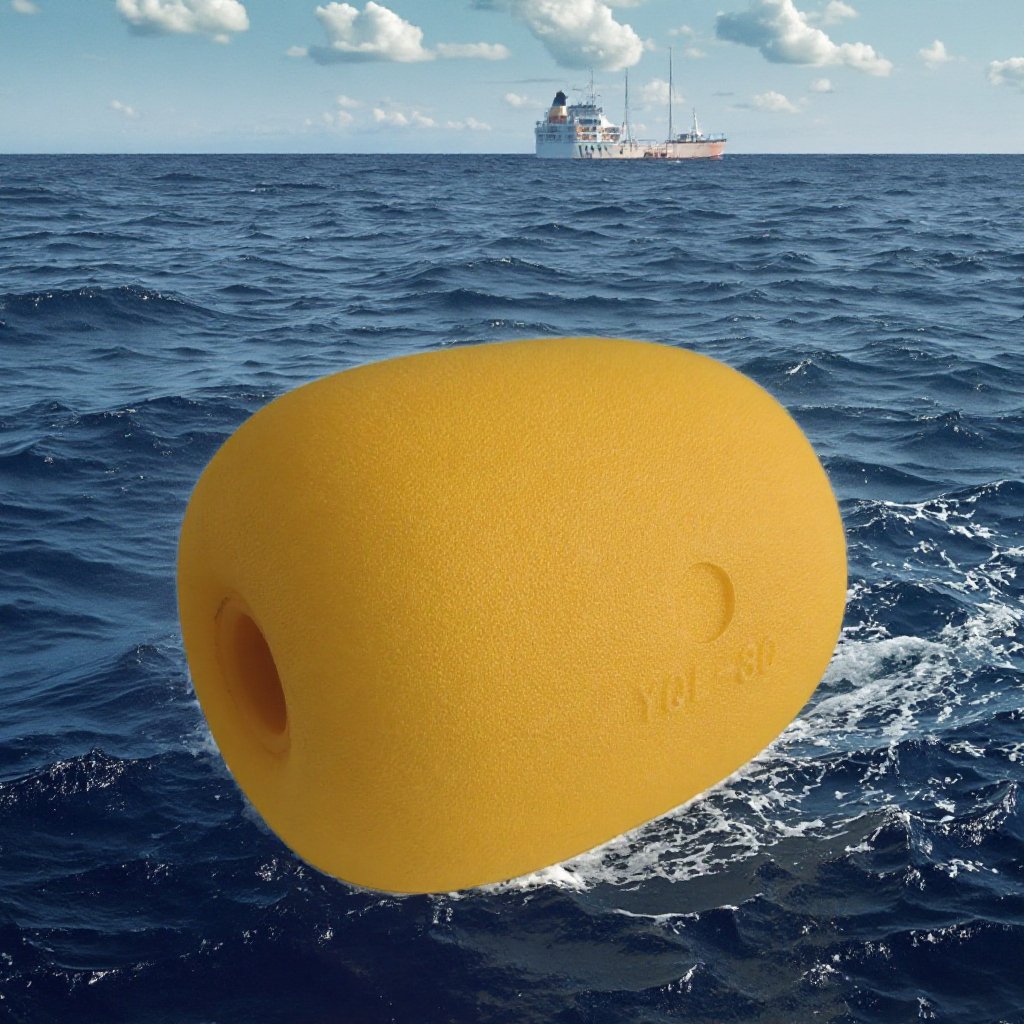 Yinqiu Direct Manufacturer EVA YQE-30 SHE-30 Fishing Float Buoys for Purse Seine Net