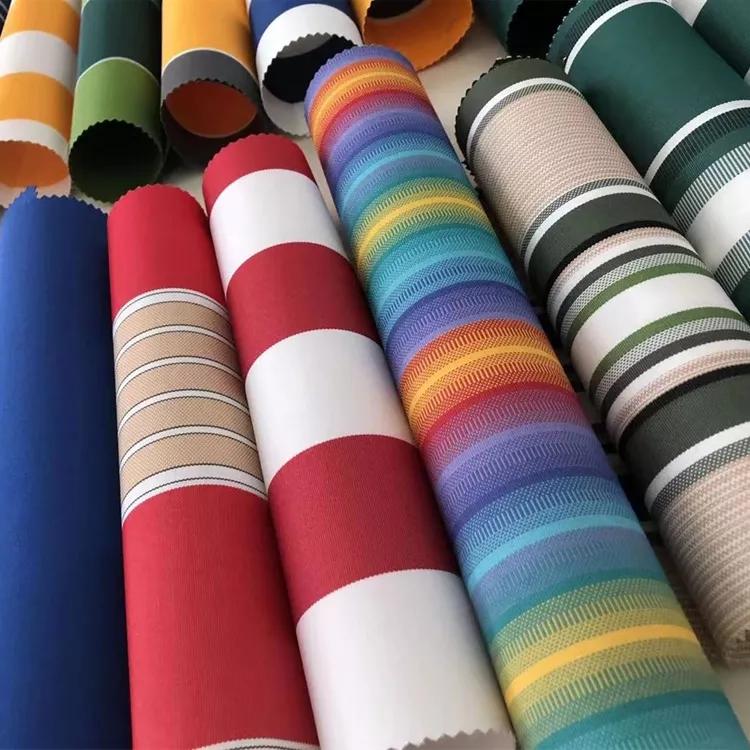 100% Polyester Yarn-dyed Oxford Fabric Waterproof and Anti-UV Sunshade Fabric for Boat Tent Awning