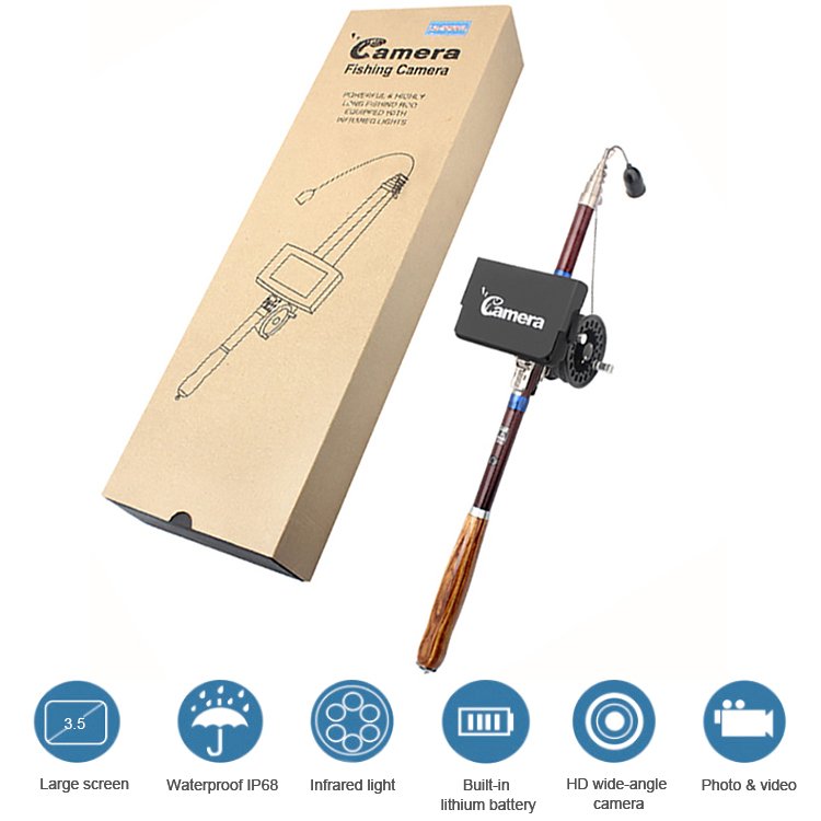3.5inch Night Vision Underwater Camera Fishing Finder Rod Special Wholesale Price Portable Video-free Waterproof Automatic 10 Mm