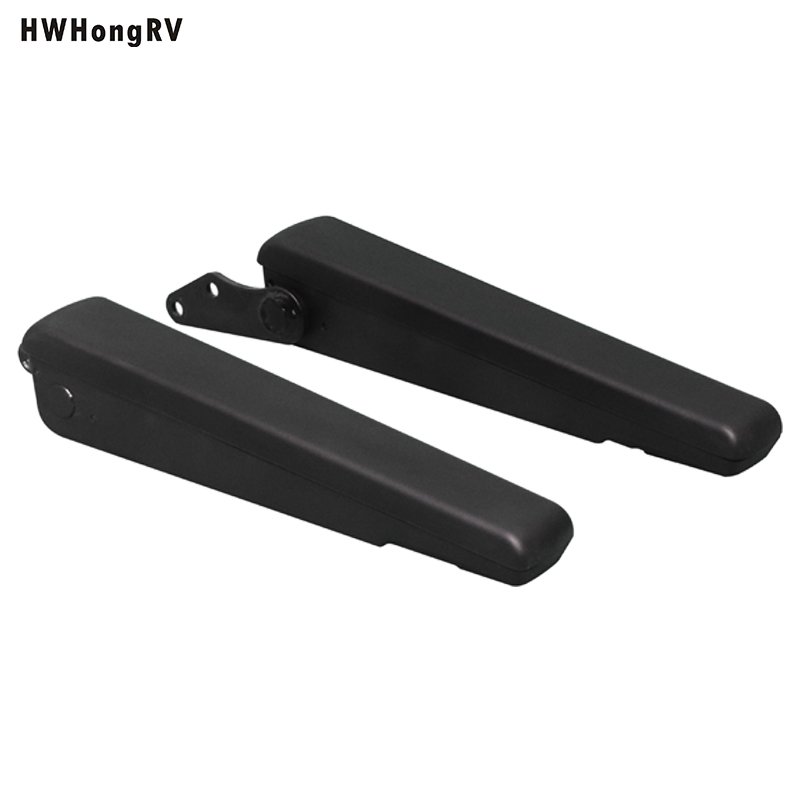 2 PCS Universal Adjustable Car RV Boat Truck Van Seat Arm Rest ABS Plastic and Metal Cover Interior Storage Box