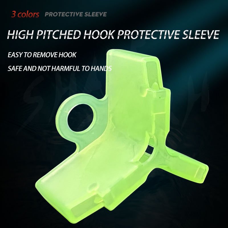 5 Sizes Fishing Treble Hooks Protector Safety Holder Fishing Hook Cover Bonnets