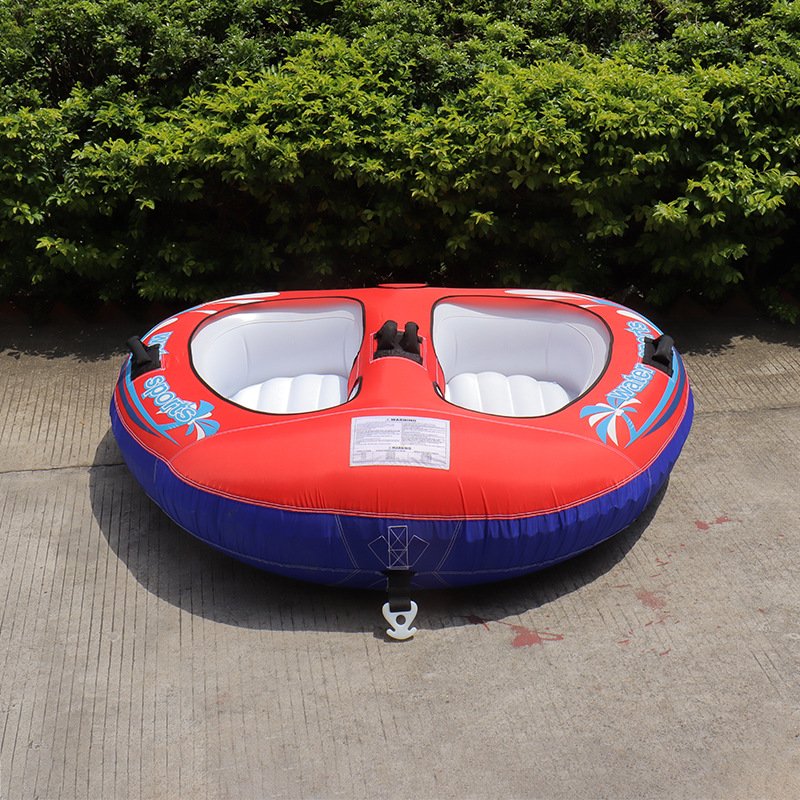 Customized Inflatable Towable Water Sports Water Tube Boat 4 Rider Water Sports Inflatable Towing Sofa Towable Tube