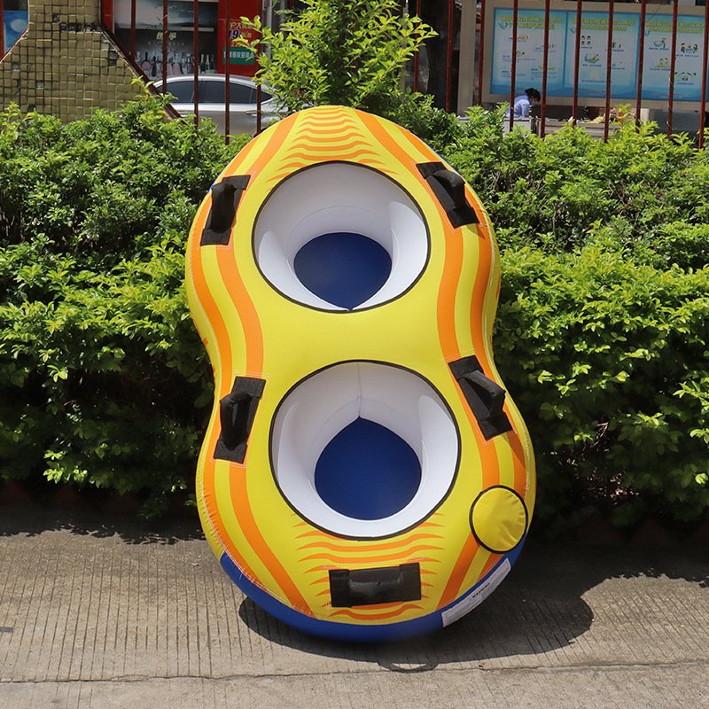 Customized Inflatable Towable Water Sports Water Tube Boat 4 Rider Water Sports Inflatable Towing Sofa Towable Tube