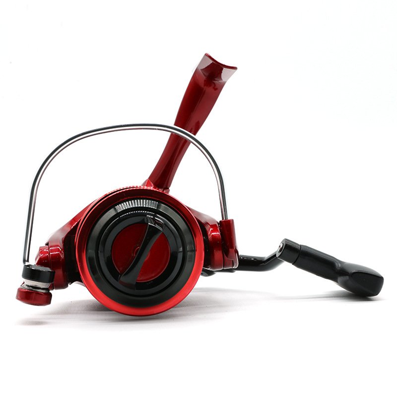 JA300 Left-Handed Trolling and Spinning Fishing Reel Plastic Aluminium with Graphite for River and Lake Fishing with Fake Bait