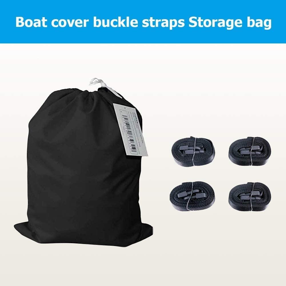 Custom European Market UV Proof Polyester Oxford 600D Fabric Trailerable Waterproof Boat Covers
