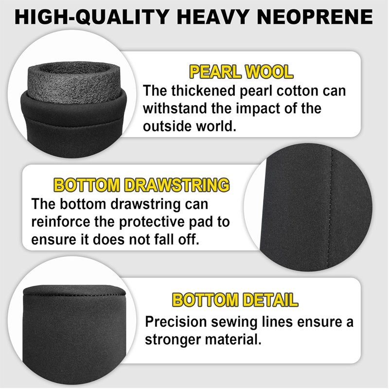 Heavy Duty Canvas Boat Trailer Capped Guide Pole Pad Cover Boat Trailer Guide Pole Pad and Cover