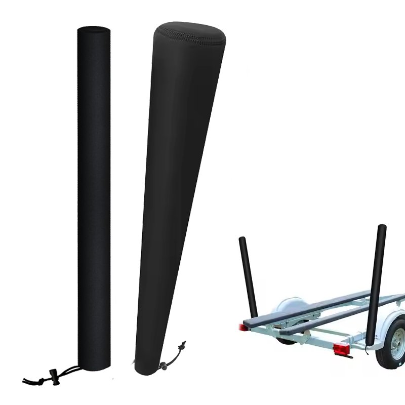 Heavy Duty Canvas Boat Trailer Capped Guide Pole Pad Cover Boat Trailer Guide Pole Pad and Cover